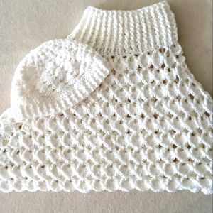 Toddlers Poncho with Cap